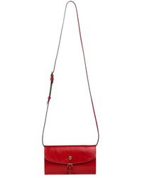 Etro - Leather Pony Wallet With Shoulder Strap - Lyst