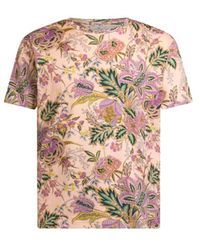 Etro - T-Shirt Aus Baumwolle Mit Print, Herren, Größe - Lyst