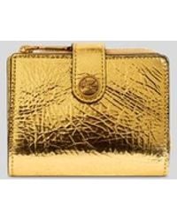 Etro - Laminated Leather Wallet - Lyst