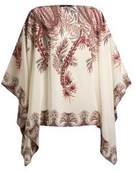 Etro - Top Poncho - Lyst