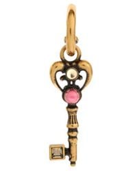 Etro - Drop Earrings With Key And Stones - Lyst