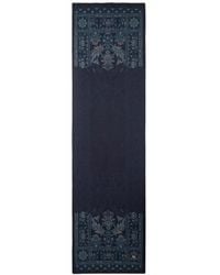 Etro - Wool And Silk Jacquard Scarf - Lyst