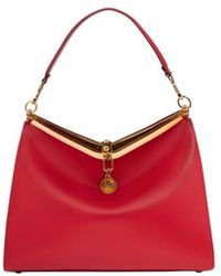 Etro - Large Leather Vela Bag - Lyst