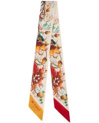 Etro - Silk Twill Paisleyina With Floral Motif - Lyst
