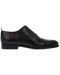 Etro - Leather Oxford Shoes With Paisley Details - Lyst