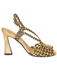 Etro - Woven High-Heeled Sandals - Lyst