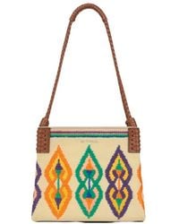 Etro - Small Canvas Libra Tote Bag With Embroidery - Lyst