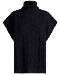 Etro - Wool-Blend Turtleneck Sweater With Paisley Detailing - Lyst