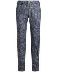 Etro - Jean À Motif Paisley All-Over, Homme, Taille - Lyst