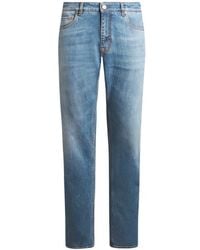 Etro - Jean Avec Broderie, Homme, Taille - Lyst