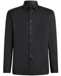 Etro - Cotton Jacquard Shirt - Lyst