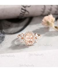 Peach Morganite Rings for Women - Up to 72% off | Lyst