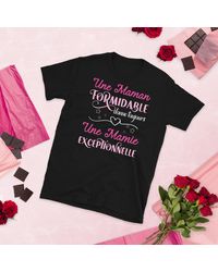 T Shirt Maman Cherie Idee Cadeau Maman Fete Des Meres Etsy En Coloris Blanc Lyst