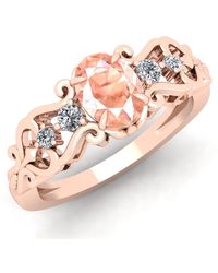 Peach Morganite Rings for Women - Up to 72% off | Lyst