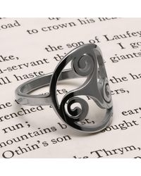 6mm Musical Note Puzzle Ring 316L Surgical Stainless Steel Band 