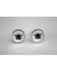 gucci bee cufflinks