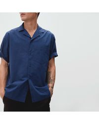 Short Sleeve Seersucker Shirts for Men 