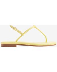 Express Simple T-strap Sandals Green 10