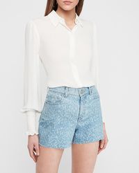 jean shorts express