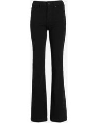 Express Mid Rise Black Bootcut Jeans