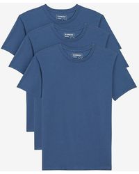 Express 3 Pack Slim Stretch Crew Neck T 