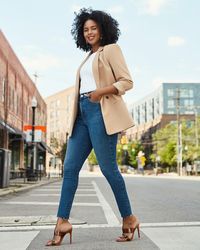 Express Denim High Waisted Curvy Flexx 