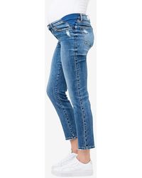 Distressed Maternity Jeans for Women 