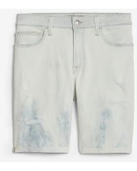 express jean shorts mens