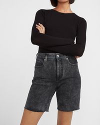 express jean shorts womens