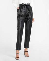 Express High Waisted Faux Leather 