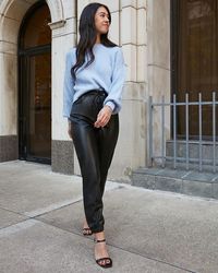 Express High Waisted Faux Leather 