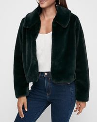express faux fur vest