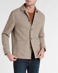 chore jacket in brushed lambswool