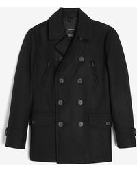 mens slim fit peacoat express