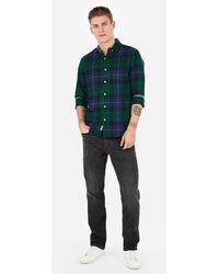 slim soft wash garment dyed oxford shirt
