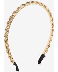 Express Gold Rope Chain Headband Gold - Metallic