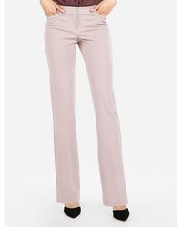 Express Low Rise Barely Boot Editor Pant Pink
