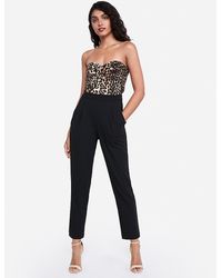 velvet strapless sweetheart jumpsuit