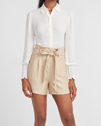 express high waisted shorts