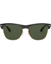 Ray-Ban Clubmaster Oversized Rb4175 877 Demi Gloss Black On Arista