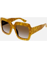 Gucci Yellow Pineapple Glitter Sunglasses | Lyst