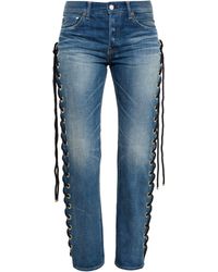 Tu Es Mon Tresor Straight-leg jeans for Women - Up to 44% off at Lyst.com