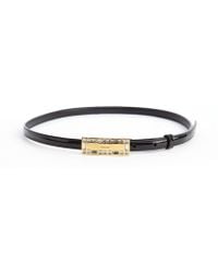 prada beige patent leather belt  