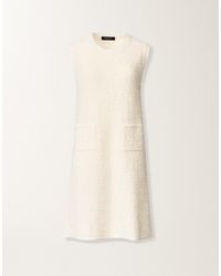 Fabiana Filippi - Cotton Tweed Dress With Sequins - Lyst