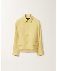 Fabiana Filippi - Wool And Linen Mat Jacket, Cedar - Lyst
