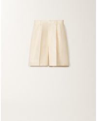 ショートパンツ FABIANA FILIPPI Silk cotton bermuda shorts Beige Fabiana Filippi Silk & Cotton Bermuda Shorts In Beige - 38