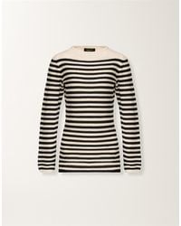 Fabiana Filippi - Organic Cotton Sweater With Micro Sequins, Butter And - Lyst
