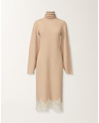 Fabiana Filippi - Platinum Dress With Macramé Lace, Rope - Lyst