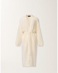 Fabiana Filippi - Mohair Maxi Cardigan With Sequins, Raffia - Lyst