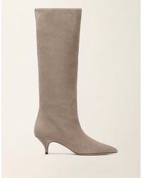 Fabiana Filippi - Suede Knee-High Boots - Lyst